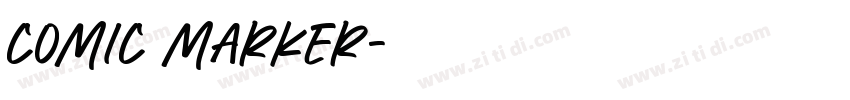 Comic Marker字体转换